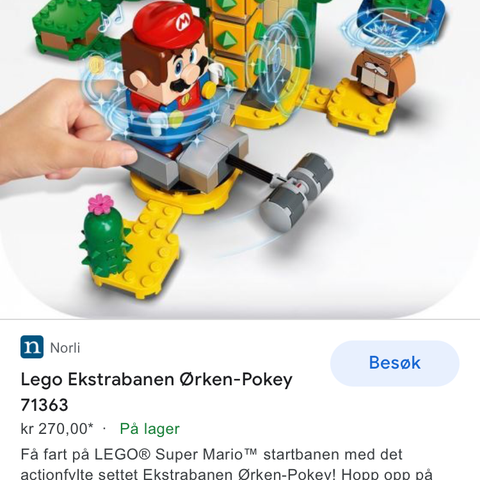 Mario Lego Ørken Pokey til salgs