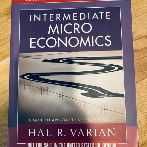 Intermediate Microeconomics | pensum