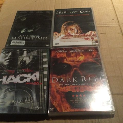 Fear dot com - dark reel - an american Haunting - hack.  Norske tekster