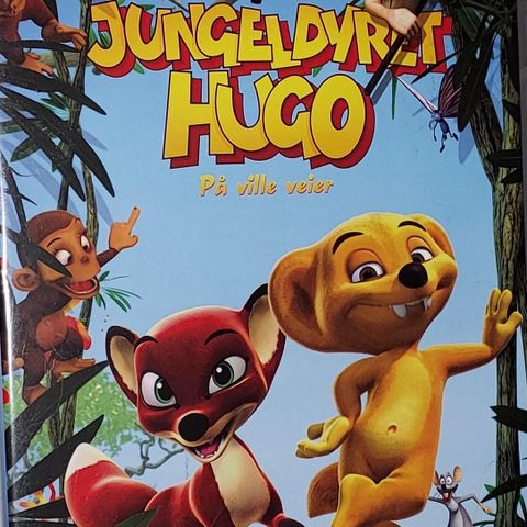 DVD.JUNGELDYRET HUGO PÅ VILLE VEIER.