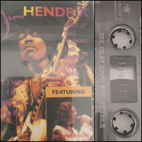 VINTAGE/RETRO KASSET "JIMI HENDRIX/LIVE IN NEW YORK" 