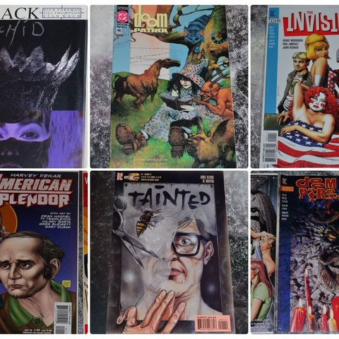 DC vertigo - Invisibles, American Splendor, Sandman, Black Orchid ++