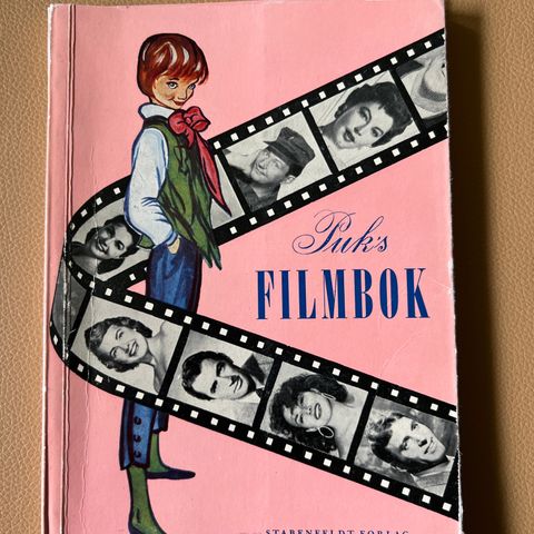 PUK's Filmbok og nye filmbok fra 50 tallet / pris 75 stk/ vintage bøker