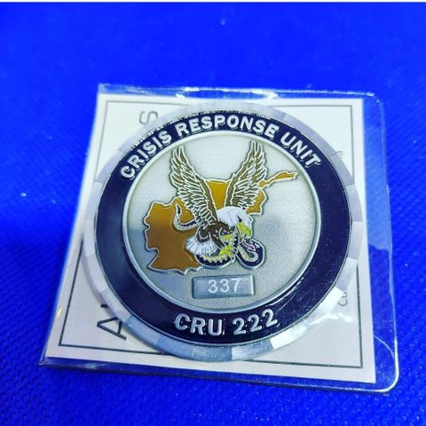 FSK (Forsvarets Spesialkommando) Coin CRU 222 Afghanistan Crisis Response Unit