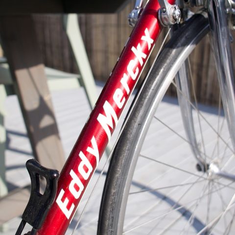 Eroica-Drøm: Restaurert Eddy Merckx sykkel med sjelden Campagnolo gull-detaljer