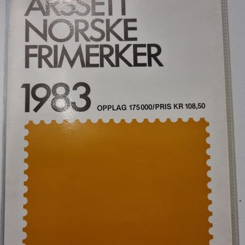 Års sett Norske frimerker. 1983.