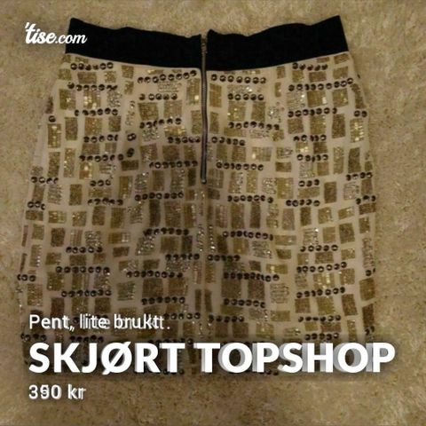 Stilig skjørt Topshop, str M