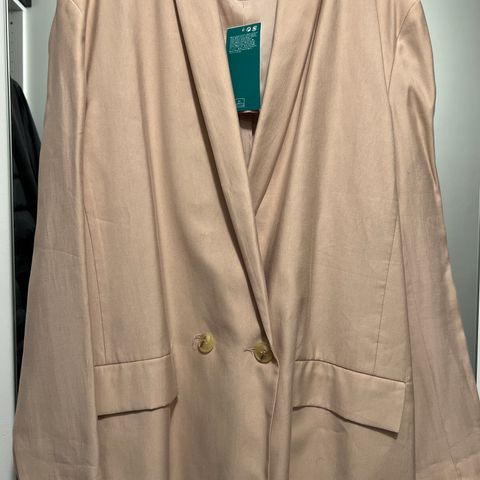 H&M lys rosa blazer 42