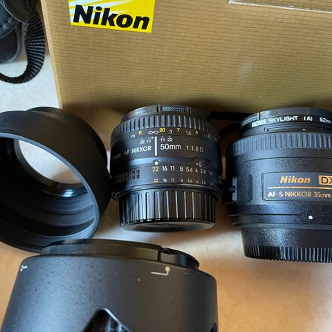 Nikon 55 70 linser mm