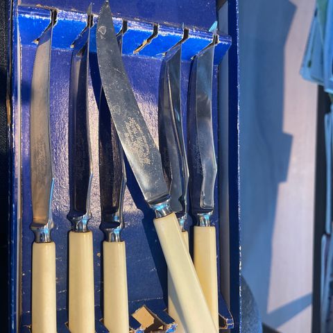 Retro kniver 6 stk selges samlet