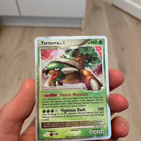 Pokemon kort - Torterra LV.X 122/130