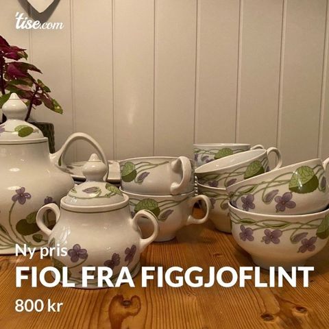 Figgjoflint servise-Fiol