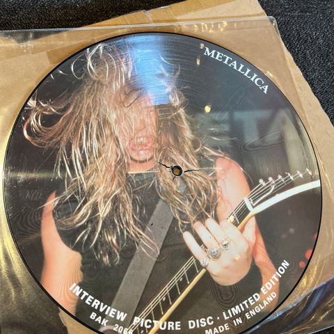 Metallica LP picture disc