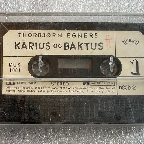 Thorbjørn Egner’s - Karius og Baktus