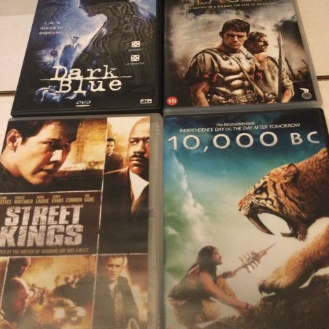 Dark blue - 10000 bc - street Kings - Eagle — nailed.     Norske tekster