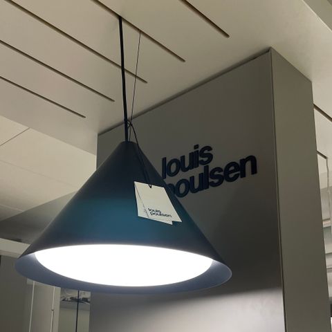 LOUIS POULSEN Keglen taklampe Ø40 - sort - ny i eske