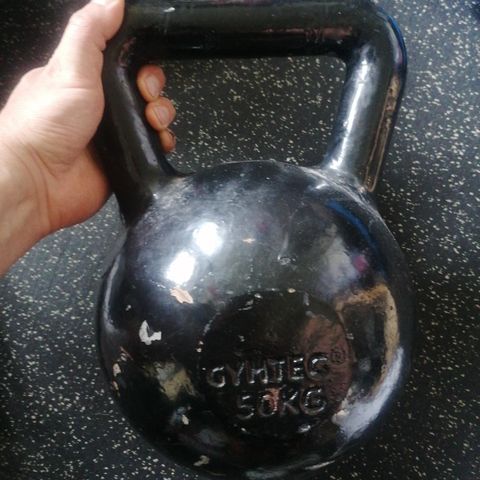 50 kg kettlebell selges