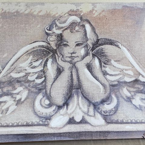 Maleri engel /painting angel.