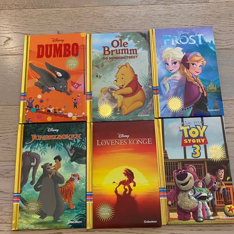Disney bøker fra disneyklubben