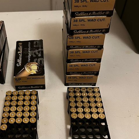 38 secial/357 mag ammo selges