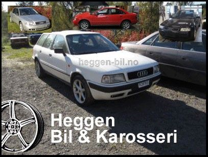 1992 mod Audi 80 Avant 2,0. Hel bil selges i deler