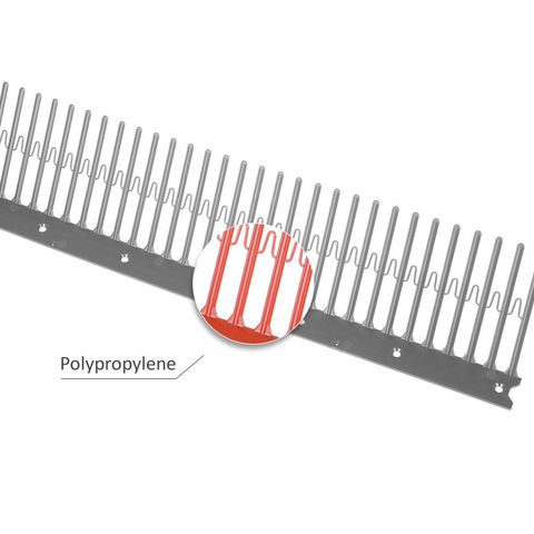 Fuglelist/fuglesperre 1 meter sort - TÅLER SPIKERPISTOL VED MONTERING!