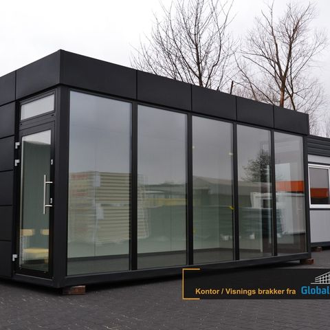 Visnings modul / hagestue / showcontainer / kontor / formannshybel - 6m x 2,95m