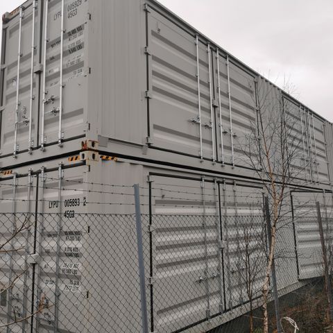 40ft container - high cube med endedør
