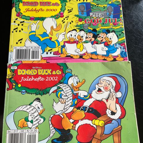 Donald Duck julehefte 2000,2002