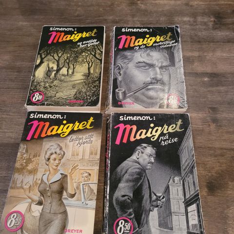 Georges Simenon. Maigret bøker.