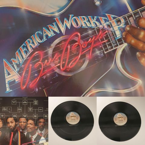 VINTAGE/RETRO LP-VINYL "THE BUS BOYS/AMERICAN WORKERS 1982"