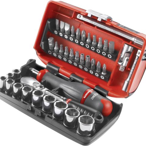 Facom RL.NANO1 38 Piece , 1/4" Socket Set