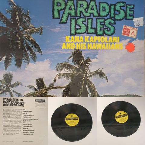 VINTAGE/RETRO LP-VINYL "PARADISE ISLES/KABA KAPIOLANI AND HIS HAWAIIANS 1973"