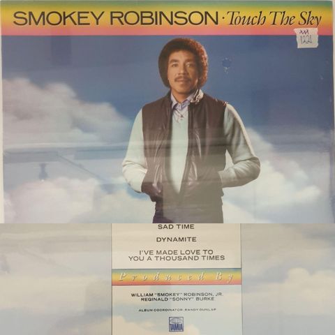 VINTAGE/RETRO LP-VINYL "SMOKEY ROBINSON/TOUCH THE SKY 1982"