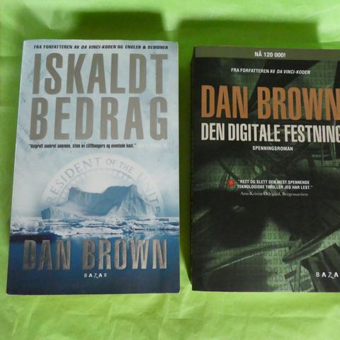 Dan Brown: Bøker