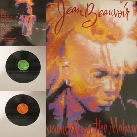 VINTAGE/RETRO LP-VINYL "JEAN BEAUVOIR/DRUMS ALONG THE MOHAWK 1986"