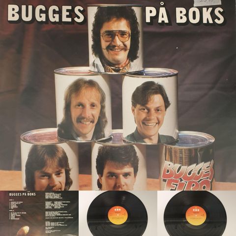 VINTAGE/RETRO LP-VINYL "BUGGES PÅ BOKS/BUGGES FIRO 1981"