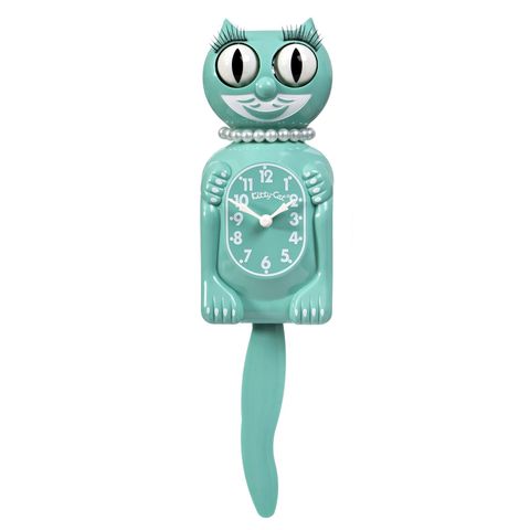 Liten retro katteklokke kit-cat