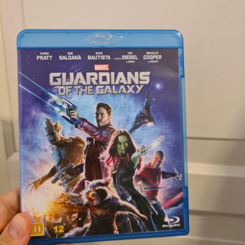 Guardians of the galaxy (blu-ray) + bonusmateriale og med norsk tekst.