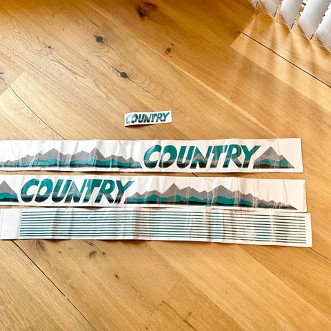 Golf Country Decals/Klistermerker