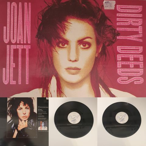 VINTAGE/RETRO LP-VINYL "JOAN JETT/DIRTY DEEDS 1990"