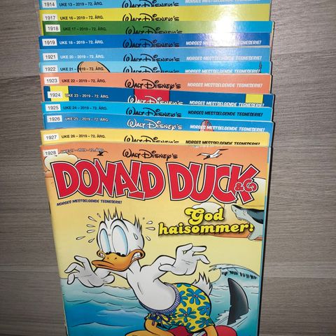 Donald Duck blader, 2019-årgangen