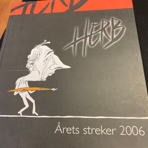 Boken HERB Årets streker 2006 til salgs.