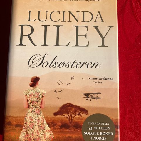 Lucinda Riley - Solsøsteren. Hard cover / som ny