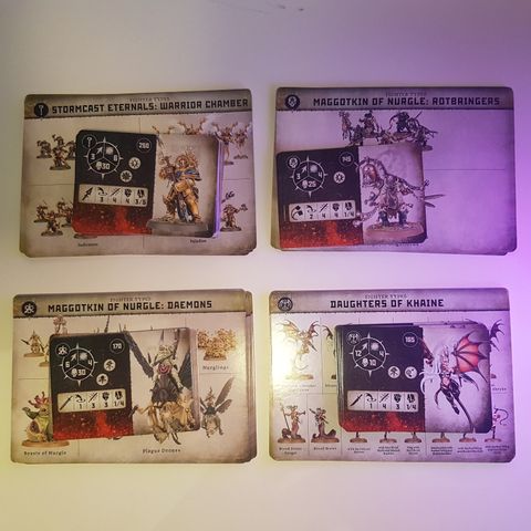 Warcry Warband Cards