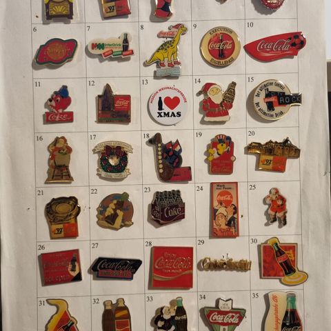 Coca-Cola pins