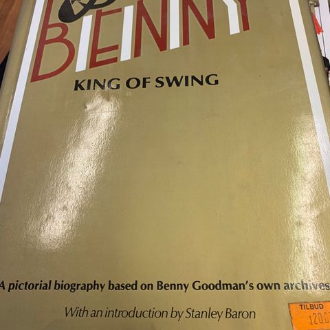  Benny Goodman. Benny, The king of swing bok til salgs.