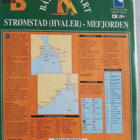 Båtsportkart - Serie B - Strømstad(Hvaler) - Mefjorden