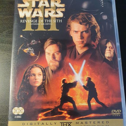 Star wars 3, revenge of the sith. Dvd