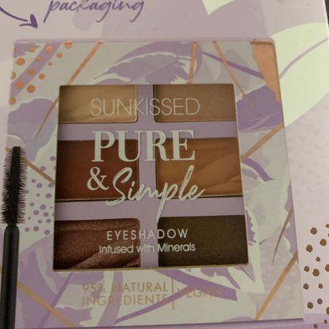 Gavesett Sunkissed makeup 8 produkter vegansk